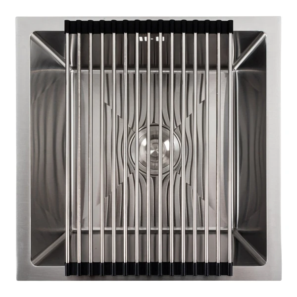 Кухонна мийка нержавійка СМ 44*44 Platinum Handmade (монтаж під стільницю)