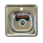 Кухонна мийка з нержавіючої сталі Platinum ПОЛІРОВКА 3838 (0,6/160 мм)