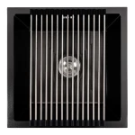 Кухонна мийка PVD чорна СМ 44*44 Platinum Handmade (монтаж під стільницю)