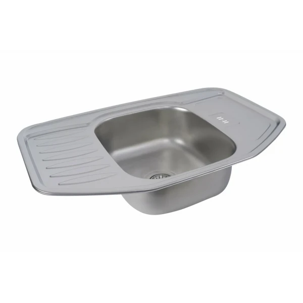 Кухонна мийка з нержавіючої сталі Platinum САТИН 7851 (0,8/180 мм)