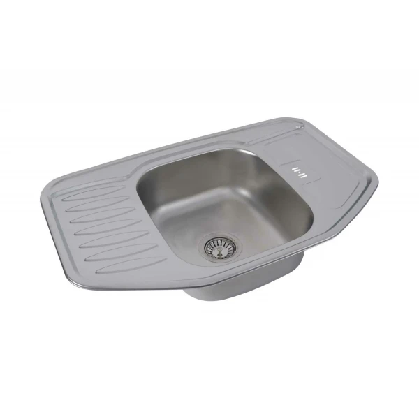 Кухонна мийка з нержавіючої сталі Platinum САТИН 7851 (0,8/180 мм)