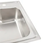 Кухонна мийка з нержавіючої сталі Platinum САТИН 5845 (0,8/180 мм)