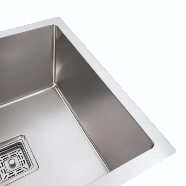 Мийка Platinum Handmade 780х440х230 R нержавійка (квадратний сифон,3.0/1.0)