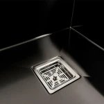 Кухонна мийка 78*50С R PVD чорна Platinum Handmade (поглиблена полиця, 3.0/1.0 мм)