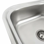 Кухонна мийка з нержавіючої сталі закруглена Platinum САТИН 7848 (0,8/180 мм)