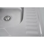 Кухонна мийка з нержавіючої сталі Platinum САТИН 6060 L (0,7/160 мм)