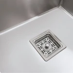 Мийка Platinum Handmade 780х430х220 L нержавійка (квадратний сифон,3.0/1.0)