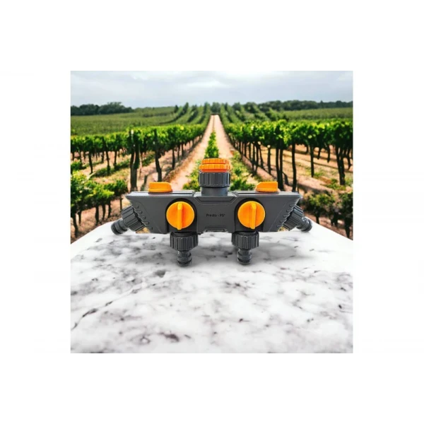 Распределитель на 4 выхода 1/2-3/4-1" В Presto-PS 5010