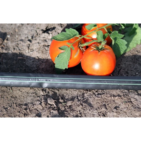 Капельная щелевая лента Blue Line, отверстия через 10 см, расход воды 1,4 л/час, длина 1000 м Presto-PS BL-10-1000