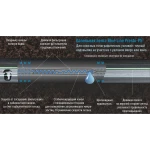 Капельная щелевая лента Blue Line, отверстия через 10 см, расход воды 1,4 л/час, длина 500 м Presto-PS BL-10-500