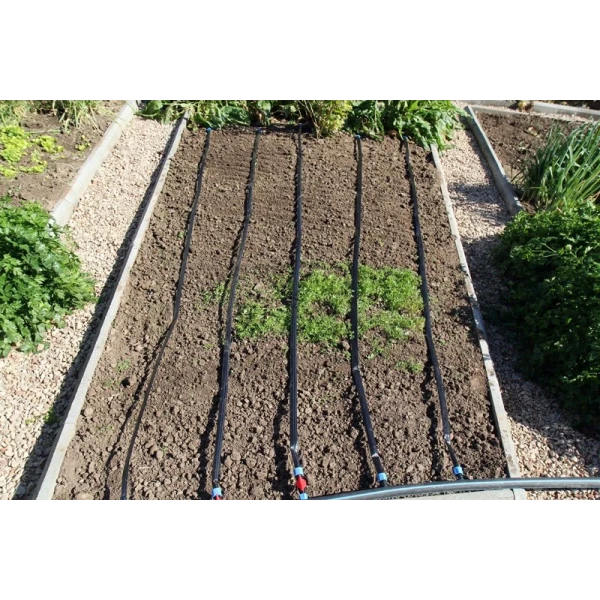 Капельная эмиттерная лента 3D Tube, капельницы через 10 см, расход 1,38 л/час, длина 1000 м Presto-PS 3D-7-10-1000