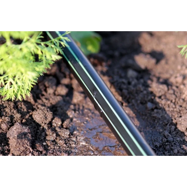 Капельная щелевая лента Blue Line, отверстия через 10 см, расход воды 1,4 л/час, длина 500 м Presto-PS BL-10-500