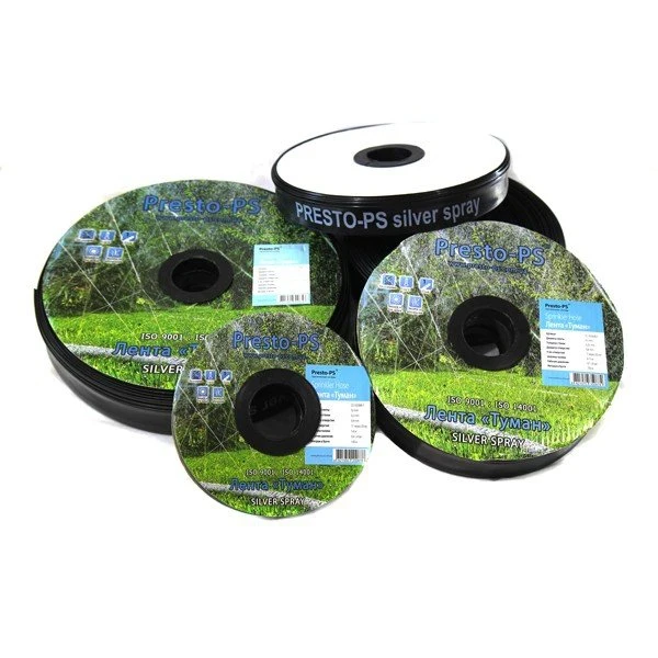 Шланг туман лента Silver Spray длина 100 м, ширина полива 10 м, диаметр 45 мм Presto-PS 703508-7