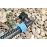 Угловой стартер для капельной ленты с резьбой 3/4" Н Presto-PS ME-0117-34