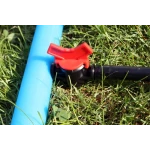 Стартовый кран с резинкой для трубки 16 мм Presto-PS OV-0416-R