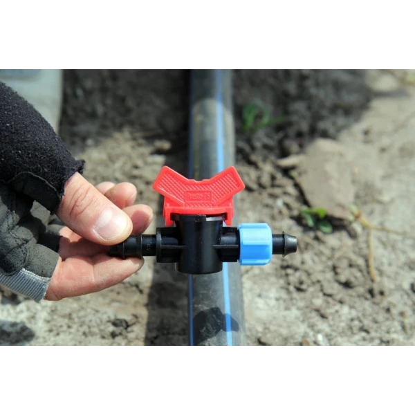 Стартовый кран с поджимом для трубки 16 мм Presto-PS OV-0516