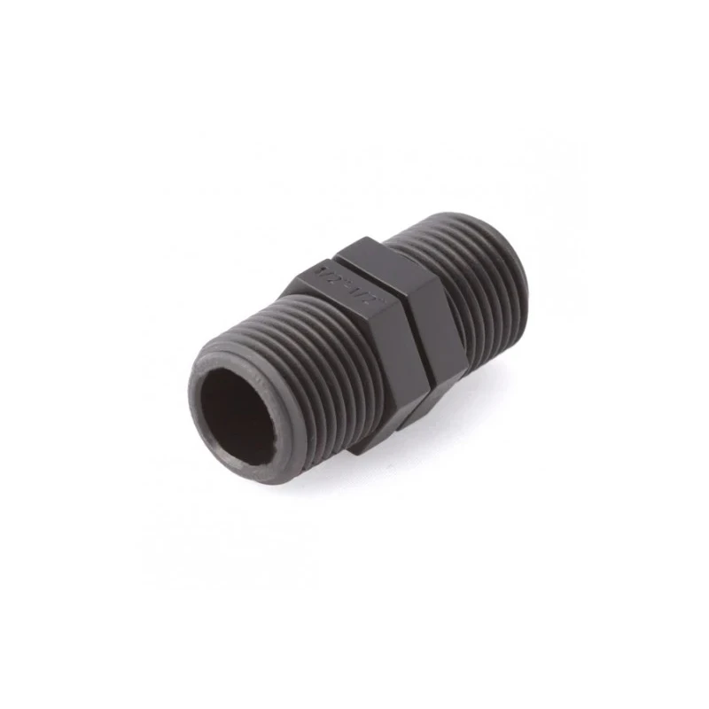 Ниппель пластиковый 1/2" ЗЗ Presto-PS NP-0112
