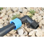 Угловой стартер для капельной ленты с резьбой 1/2" Н Presto-PS ME-0117-12