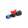 Кран кульовий 3/4" ВВ для крапельної стрічки 16 мм Presto-PS FL-011734