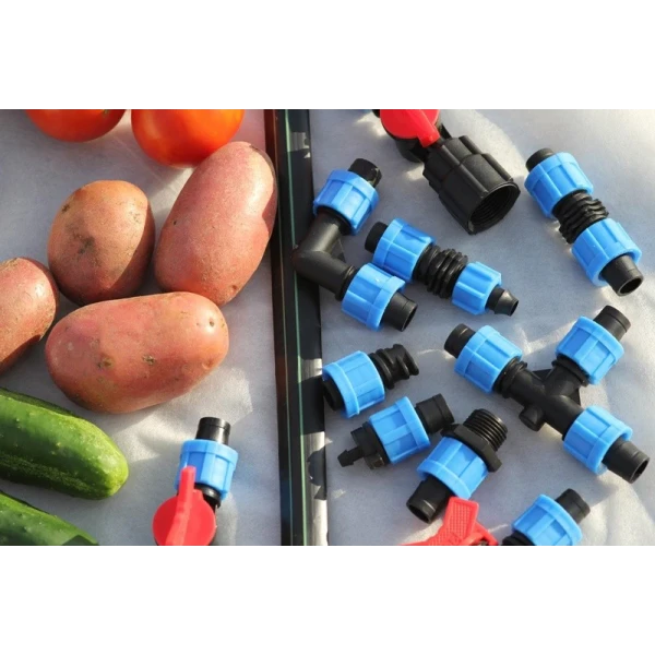 Угол зажимной для капельной ленты Presto-PS ЕТ-0117