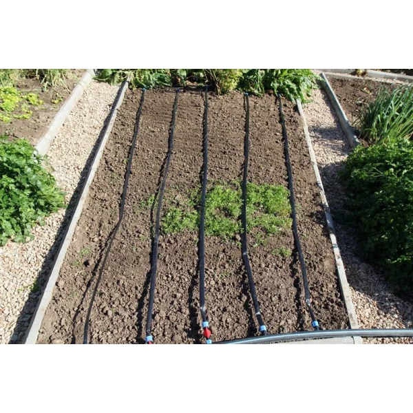 Капельная лента эмиттерная 3D Tube капельницы через 20 см, расход 2.7 л/ч, длина 1000 м Presto-PS 3D-20-1000