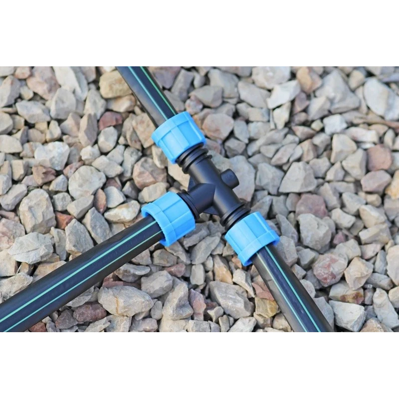 Трійник затискний для крапельної стрічки Presto-PS TT-0117