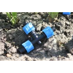 Тройник зажимной для капельной ленты Presto-PS TT-0117