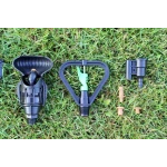 Набір для підключення зрошувачів внутрішнє різьблення 1/2" + шланг 10 мм 2 метри Presto-PS 5197-A