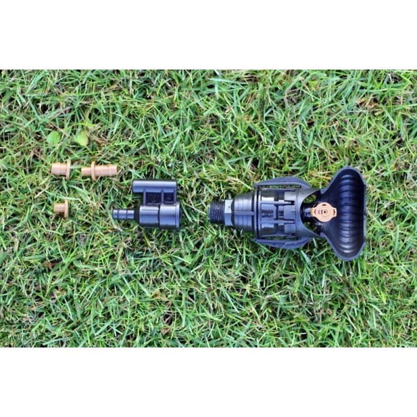 Набір для підключення зрошувачів внутрішнє різьблення 1/2" + шланг 10 мм 2 метри Presto-PS 5197-A