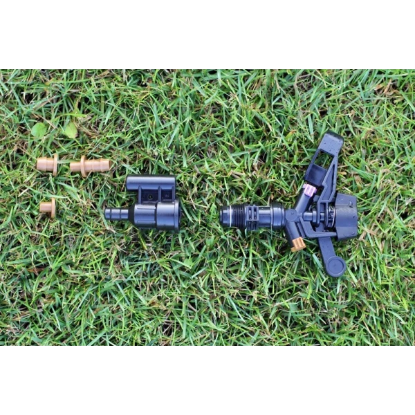 Набір для підключення зрошувачів внутрішнє різьблення 1/2" + шланг 10 мм 2 метри Presto-PS 5197-A