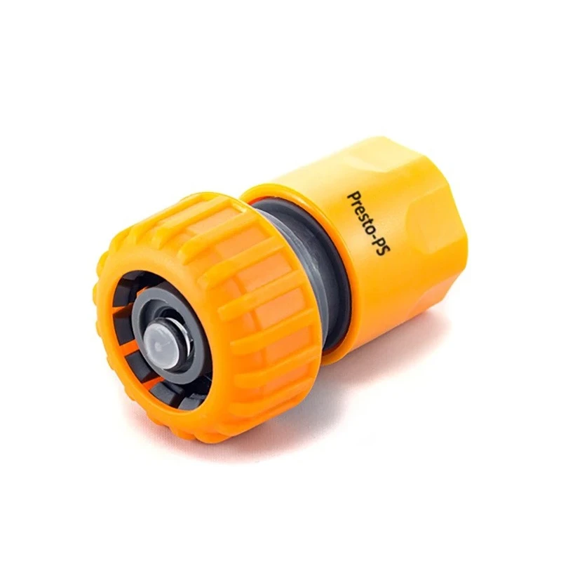 Коннектор для шланга 3/4" с аквастопом Presto-PS 5820