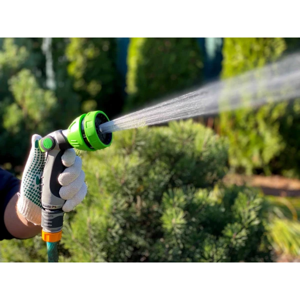 Пістолет для поливу металевий Presto-PS насадка на шланг (7777)