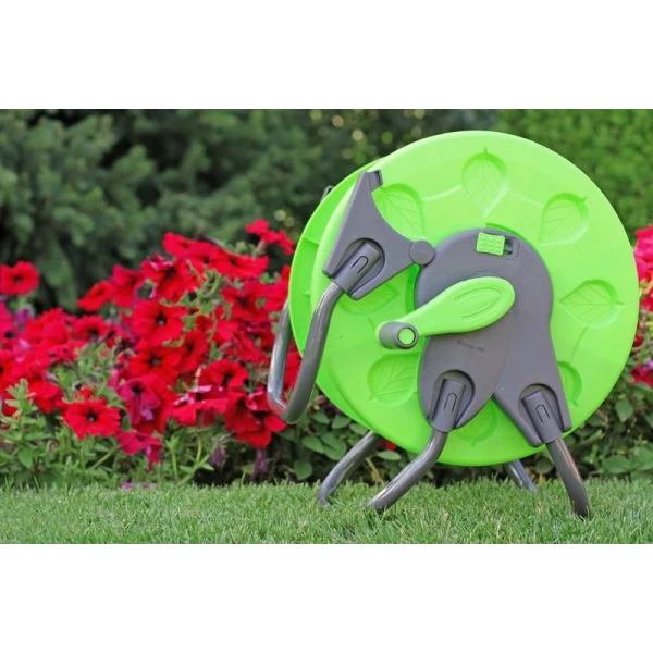 Котушка для шланга поливу Presto-PS 3201G (1/2"-60 м, 5/8"-50 м, 3/4"-30 м)