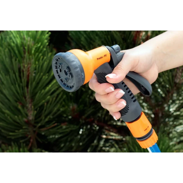 Пистолет для полива пластиковый Presto-PS 7202, 8 режимов