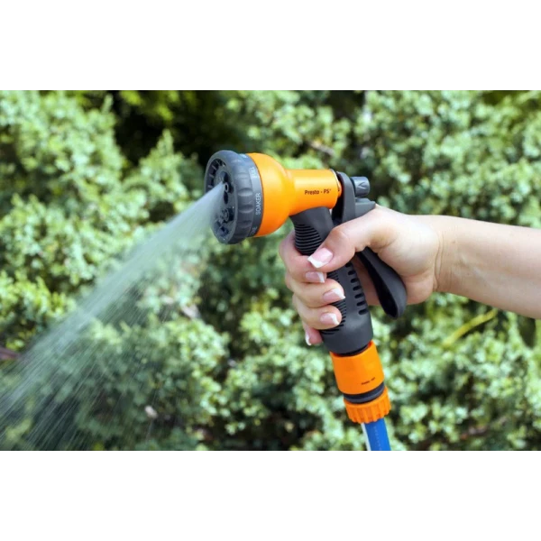 Пистолет для полива пластиковый Presto-PS 7202, 8 режимов