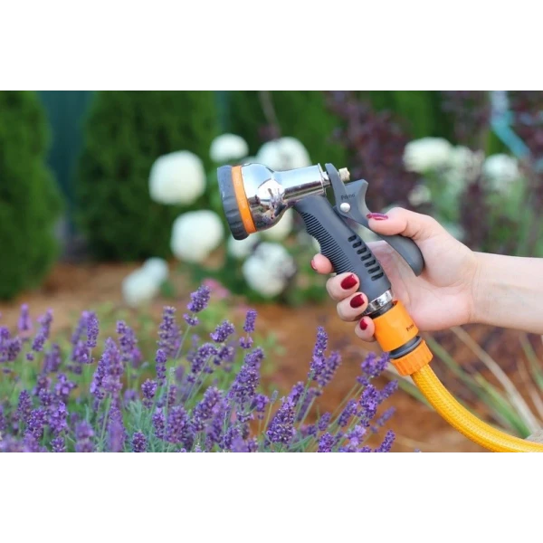 Пістолет для поливу металевий Presto-PS 7204D, 8 режимів