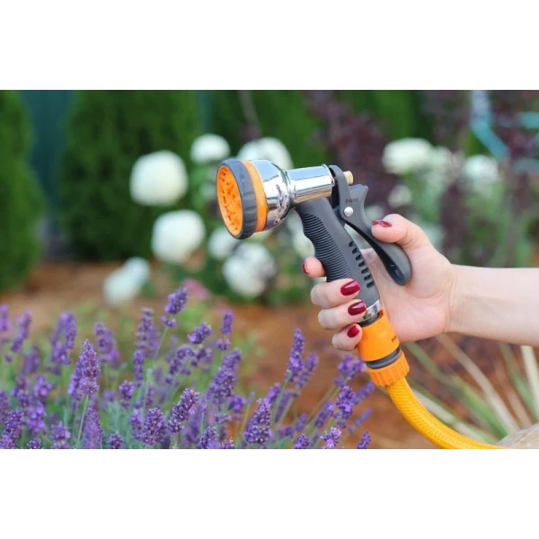 Пістолет для поливу металевий Presto-PS 7204D, 8 режимів