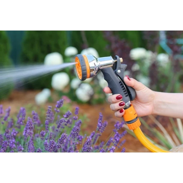 Пістолет для поливу металевий Presto-PS 7204D, 8 режимів