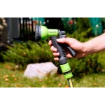 Пістолет для поливу пластиковий Presto-PS 7202G, 8 режимів