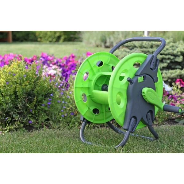 Катушка для шланга полива Presto-PS 3401G (1/2"-45 м, 5/8"-30 м, 3/4"-20 м)