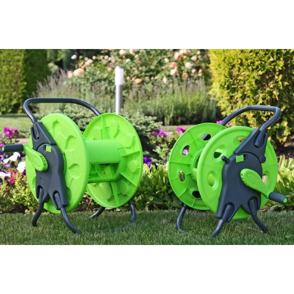 Катушка для шланга полива Presto-PS 3401G (1/2"-45 м, 5/8"-30 м, 3/4"-20 м)