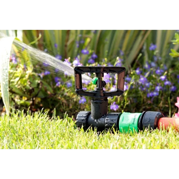 Дощувач Presto-PS зрошувач круговий регульований Римський фрегат на ніжці (SP-3103)