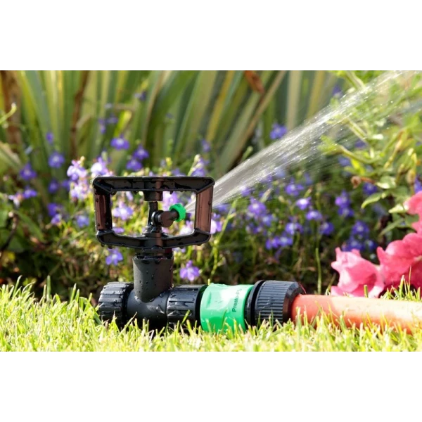 Дощувач Presto-PS зрошувач круговий регульований Римський фрегат на ніжці (SP-3103)