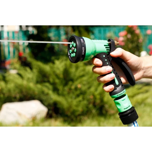 Пістолет поливальний 7 режимів, металевий Presto-PS 7203