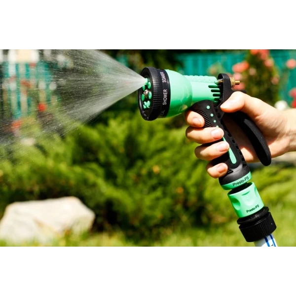 Пістолет поливальний 7 режимів, металевий Presto-PS 7203