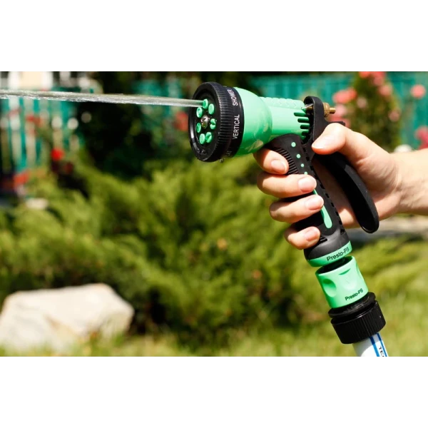 Пістолет поливальний 7 режимів, металевий Presto-PS 7203