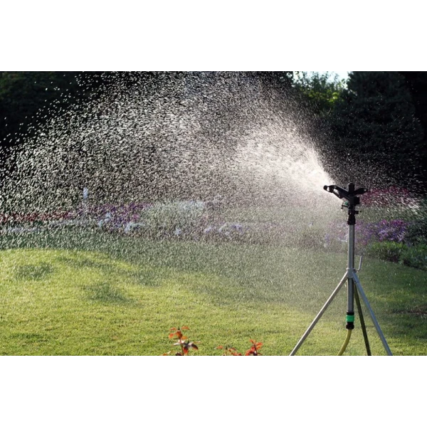 Дощувач Presto-PS зрошувач імпульсний для городу на 2 форсунки з різьбленням 1 дюйм (6015)