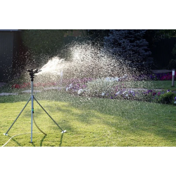 Дощувач Presto-PS зрошувач імпульсний для городу на 2 форсунки з різьбленням 1 дюйм (6015)