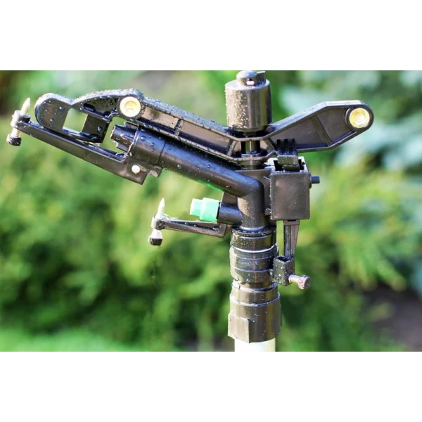 Дощувач Presto-PS зрошувач імпульсний для городу на 2 форсунки з різьбленням 1 дюйм (6015)