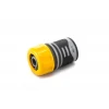 Коннектор для шланга 3/4" с аквастопом Presto-PS 4112T Soft-Touch